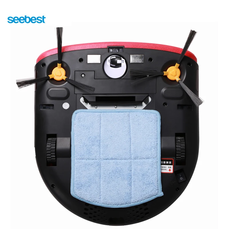 Seebest E630 Момо 4 0 Авто зарядки Super Slim робот пылесос 6 3 см высота с 2 боковая щетка и