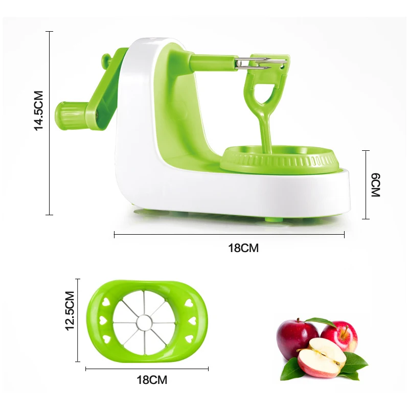 Koop Creative Fruit Groente Gereedschap Apple Dunschiller Peeling Multifunctionele Manual Fruit Dunschiller Machine Snijden Apple Keuken Accessoires