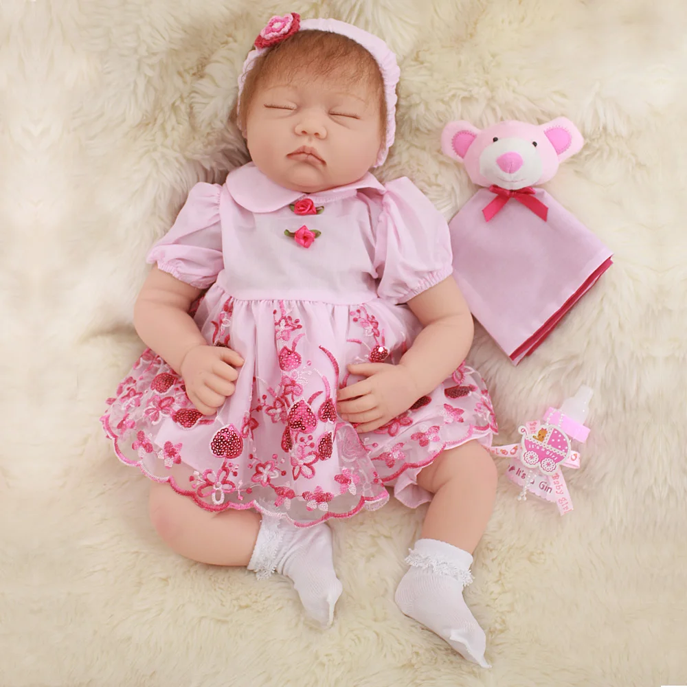 Высокое качество Bebe Кукла Новорожденный 2" 50 см кремния reborn baby dolls bonecas принцесса tolls для детей подарочная игрушка