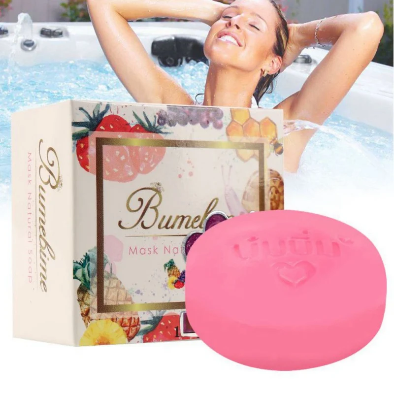 

Handmade Whitening Soap Skin Natural Bath Fruit Essential Oil Soap W1