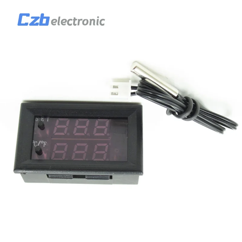 DC 12V -50-110C W1209WK Digital thermostat Temperature Control Smart Sensor 2