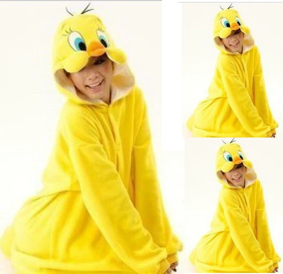 

Anime Animal Pajamas Tweety Cosplay Sleepwear Onesies Adult Pyjamas Hoodies Party Costume Halloween Christmas Costume Pijamas