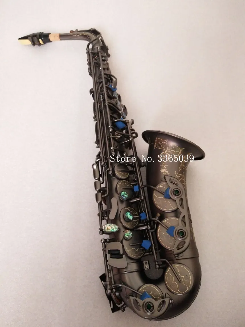 

Hot France Brand SAS- 802 New Saxophone E Flat Alto High Quality Black saxophone Super Professional Musical Instruments Free