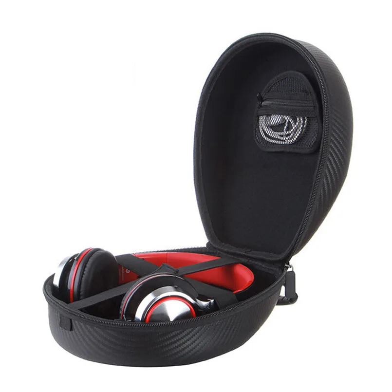 Convenient Headphones Bag Waterproof EVA Hard Storage Case Cover Protective Bag Compatible For Universal Headphones 30AP1207