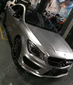

Car Styling Wrap Matt Ice Silver Car Vinyl film Body Sticker Car Wrap With Air Free Bubble For Vehiche 1.52*20 M / Roll