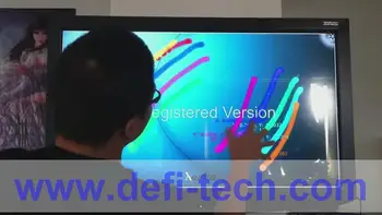 

DefiLabs 32 Inch 32 real touch points IR Touch Overlay/ Frame/ Panel for multi touch table, Video confrerence system