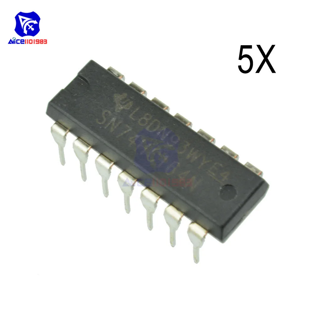 5PCS/Lot IC Chips SN74HC164N 74HC164 74HC164N DIP-14 Counter Shift Registers 8-Bit Original Integrated Circuits