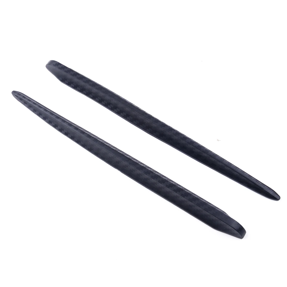 Car Bumper Protector Corner Guard Anti-Scratch Strips Sticker Carbon Fiber Style Body Mirror Bars Protection 2pcs car bumper protector
