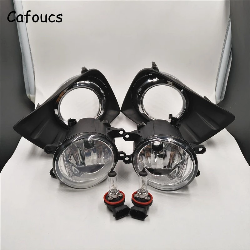 Cafoucs Car Front Fog Lights For Toyota Land Cruiser Prado FJ150 2010 2014 Fog font b