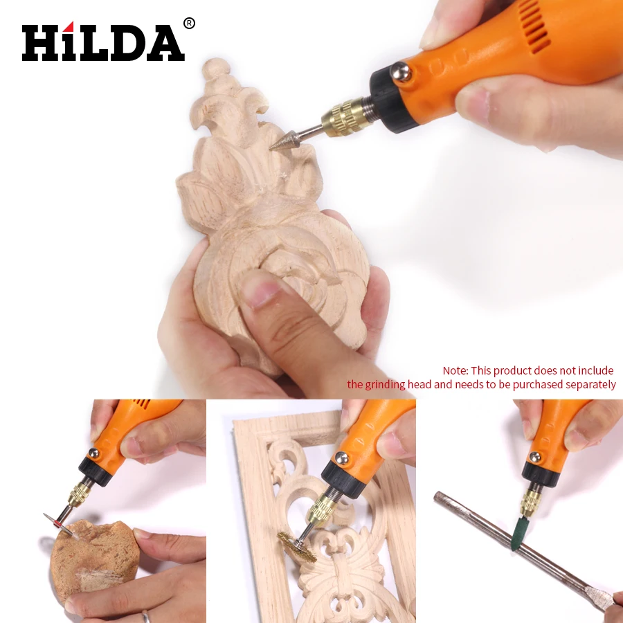 Небольшая электродрель HILDA 12V Мини-дрель многофункциональный мини лазерная гравировка Ручка гравировка ручка роторный инструмент с шлифовальный набор аксессуаров для гравёры