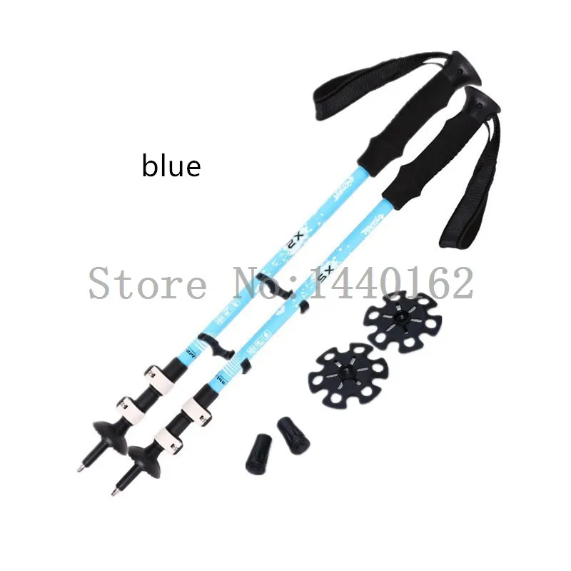 TP004  7075 Aluminum alloy trekking poles Telescopic nordic walking (12)
