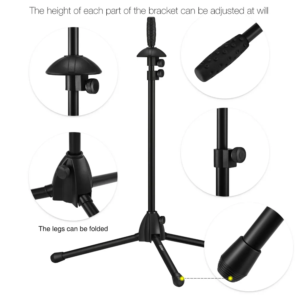 Штатив-тренога из Eastar сплава с тромбоном, регулируемый тенор, бас-тромбоном, выставочный держатель, складной латунный инструмент, запчасти для Pro
