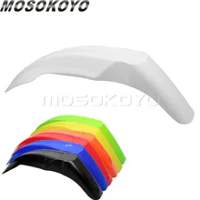Garde-boue d'enduro pour moto de course, aile avant blanche pour Motocross, pour DRZ RM EXC SMR TTR XR WR 250 450 150