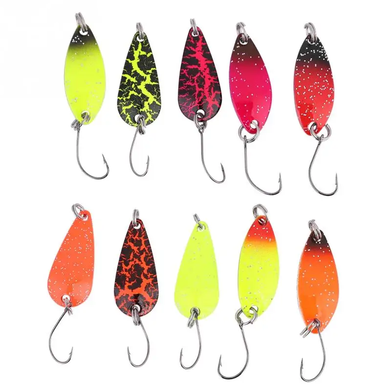 10pcs Metal 3cm 65g Hard Bait Sequins Fishing Baits Freshwater Sea
