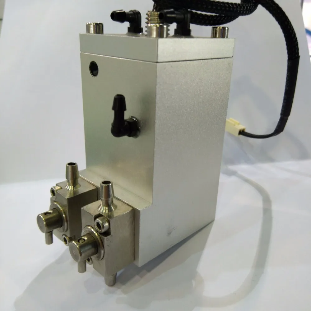 C M Y K inks bulk system UV printer metal sub ink tank cylindrical