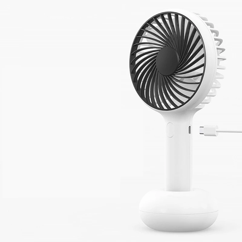 Мини портативный ручной вентилятор перезаряжаемый охлаждающий Usb Настольный вентилятор 1200 мАч аккумулятор для дома офиса улицы