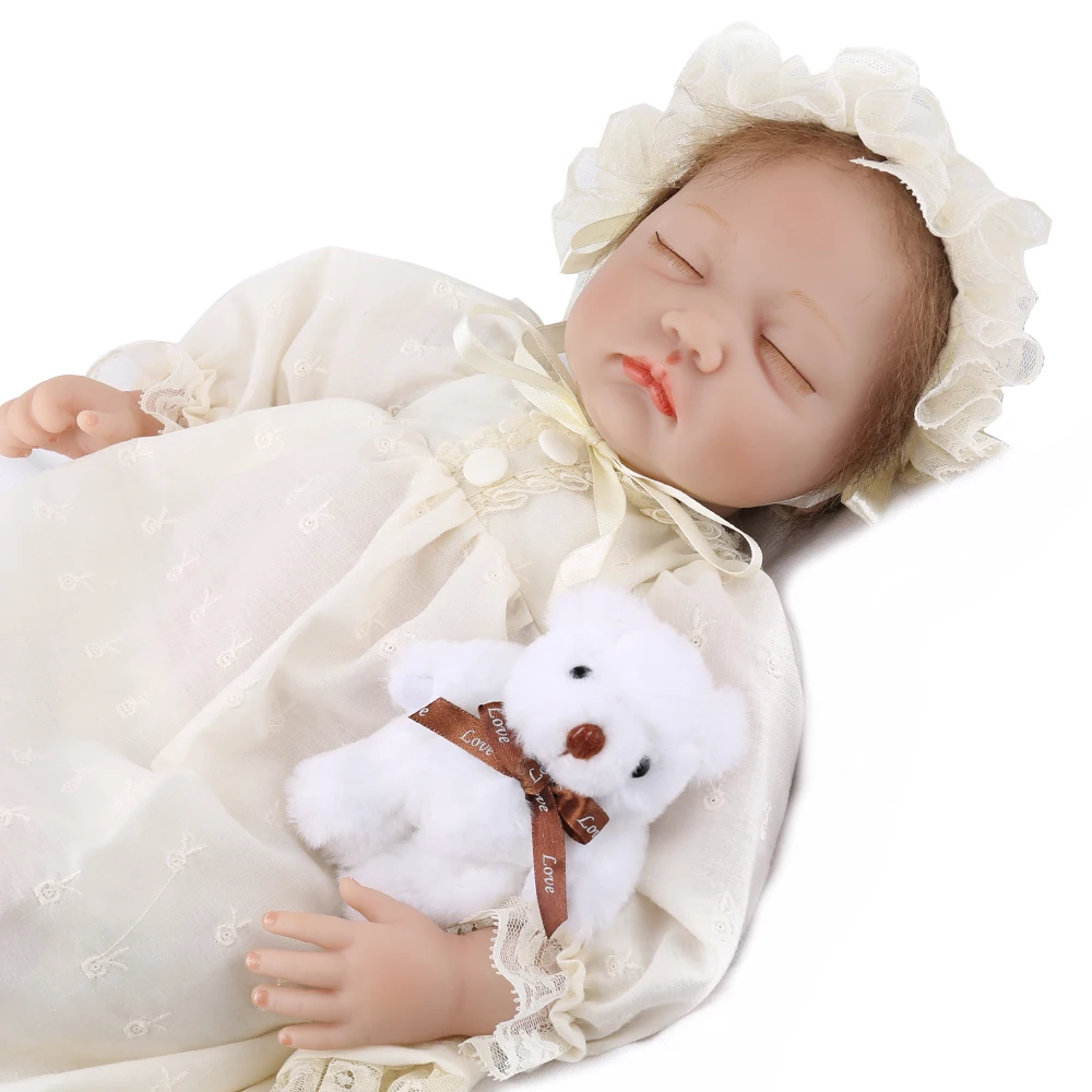 NPKDOLL Reborn Baby винил средства ухода за дюймов кожей 22 дюймов см 55 см куклы игрушечные лошадки для девочек и мальчиков мягкий силиконовый
