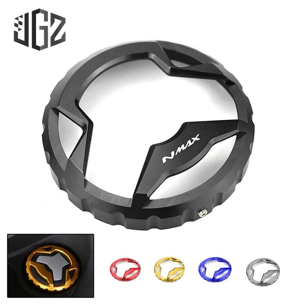 

Motorcycle CNC Aluminum Fuel Tank Cap Switch Decorate Cover Scooter Accessories for Yamaha NMAX155 NMAX 125 2015 2016 2017 2018