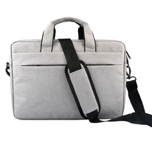Однотонный мужской портфель, водонепроницаемый, Оксфорд, простая сумка через плечо для ноутбука, сумка для компьютера, сумка для ноутбука