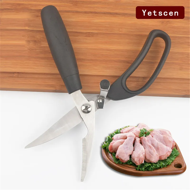 Yetscen Poultry Shears Strong Kitchen Shears Stainless Steel Poultry