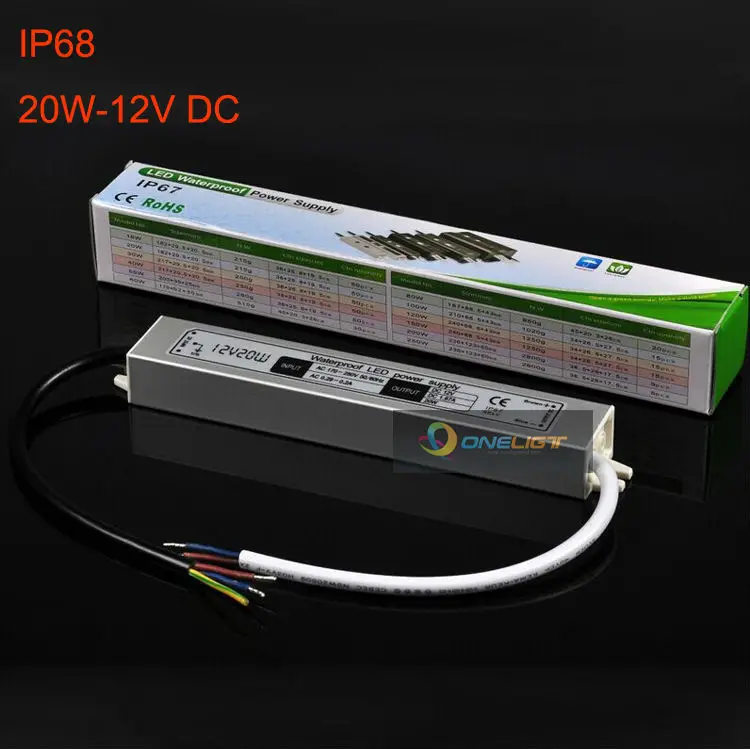 DHL 12V. 24V 100W Светодиодный Водонепроницаемый Питание IP67 светодиодный адаптер светодиодный трансформатор 10 шт./лот