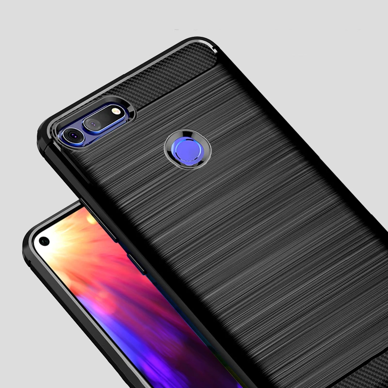 Чехол для Honor View 20 из углеродного волокна противоударный чехол телефона huawei 10