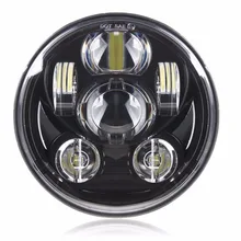 Krator 5-3/4 5.75 Polegada 45 w Daymaker Projetor LEVOU Farol Para Harley Davidson Motorcycle