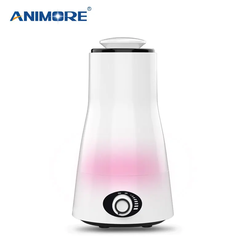 

ANIMORE Air Humidifier Ultrasonic 110V-240V Night Lamp Aromatherapy Mist Foger Maker Essential Oil Diffuse Humidifiers for Home