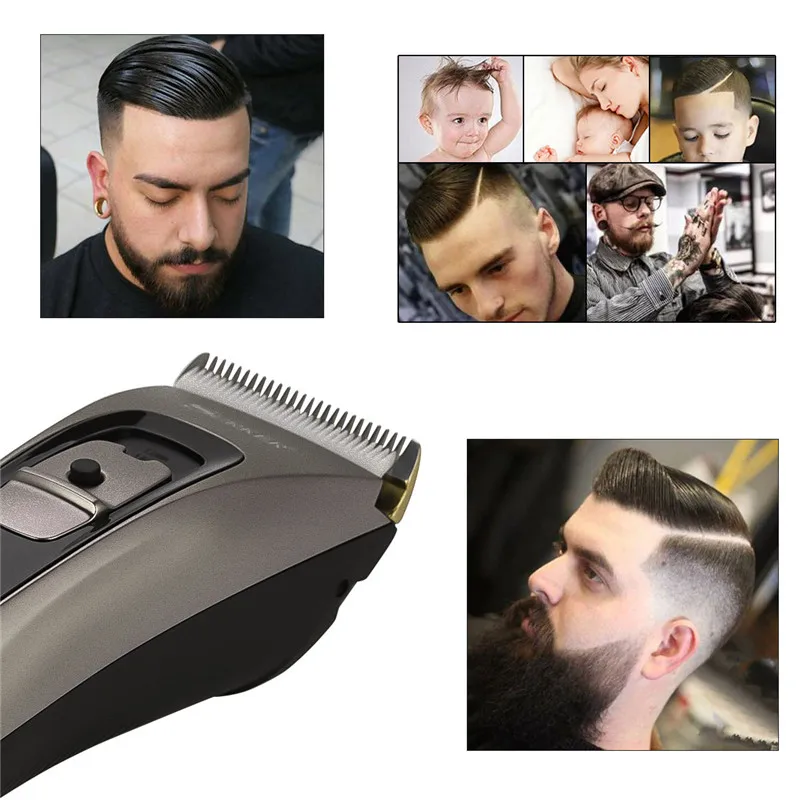 Preise Keramik Titan Legierung Klinge Haar Trimmer Clipper USB Aufladbare Elektro Rasierer Bart Rasierer Trimer Mit LED Digital Display