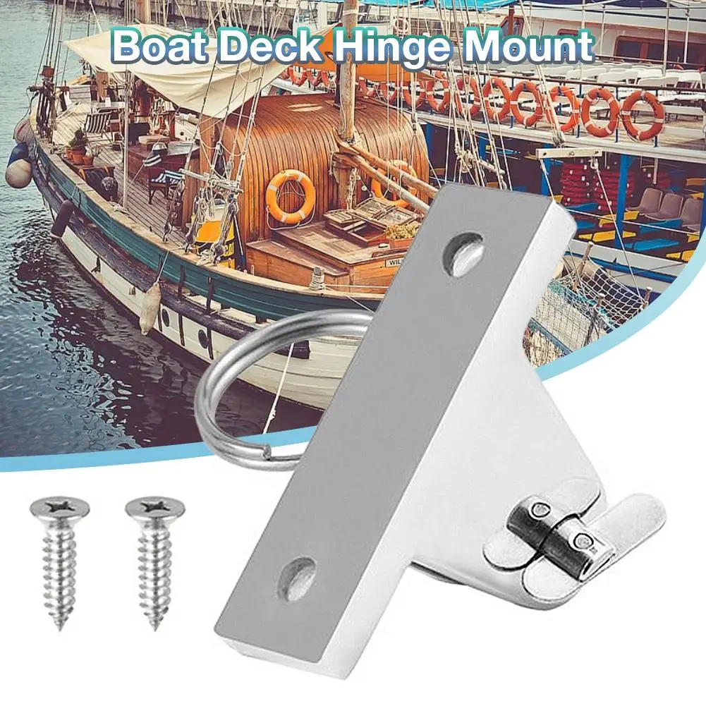 

316 Stainless Steel Bimini Boat Top Deck Hinge Fitting Quick Release Marine Rowing Boats Fishing Kayak Canoe Boat Accessories
