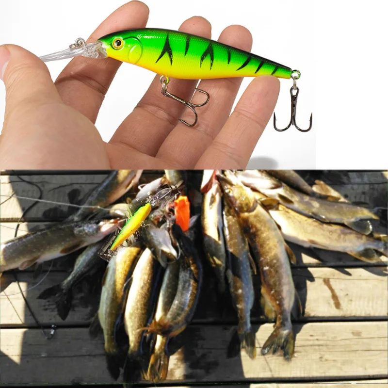 SEALURER الصيد إغراء 1 pcs بايك الطعم أسماك 11 cm 10.5g Jerkbait العميق السباحة Wobblers Crankbait
