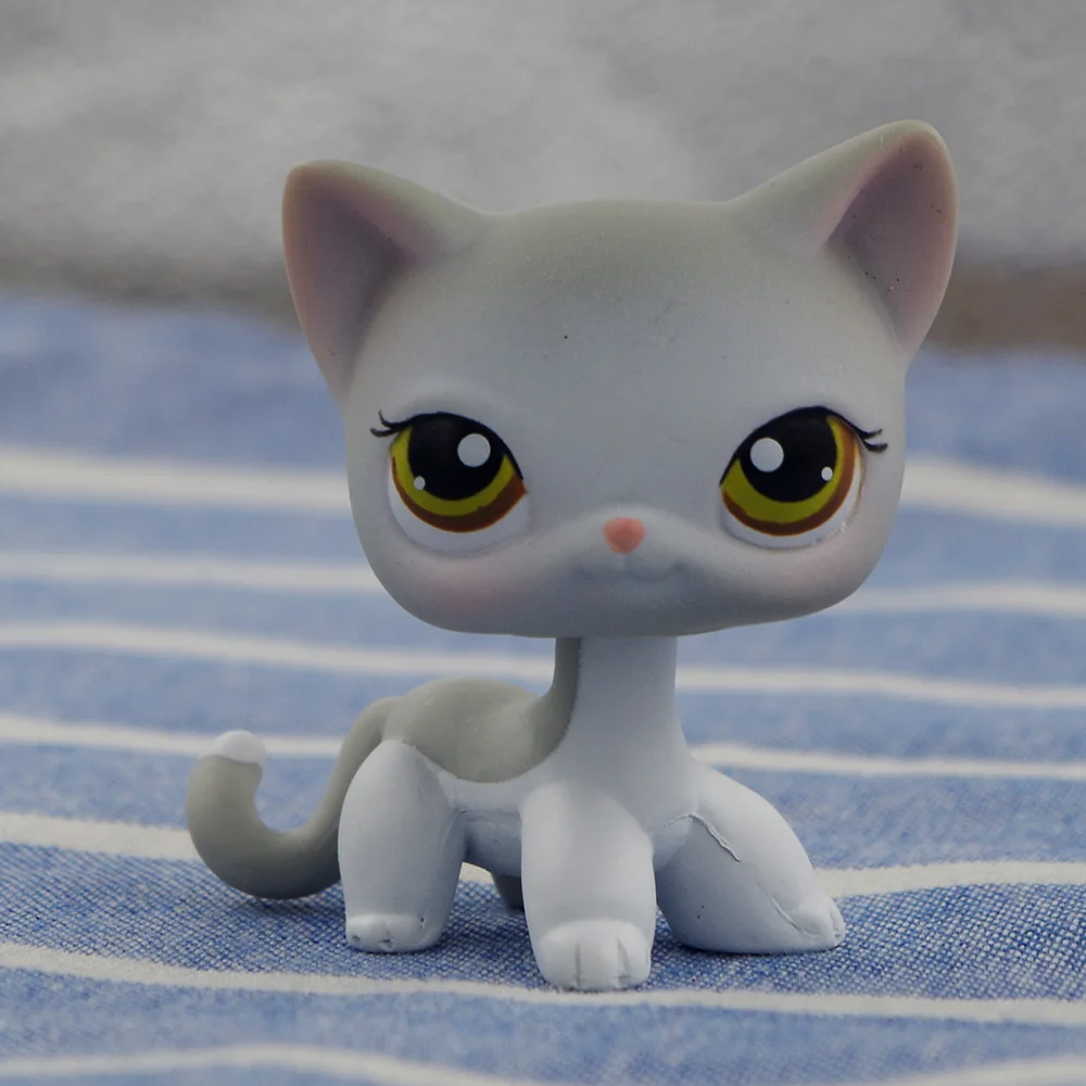 Pet игрушка магазина зеленый средства ухода для век светло розовый уха Серый Кот PS
