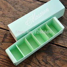 500 шт/Партия Бумажная коробка макарон, коробка для торта