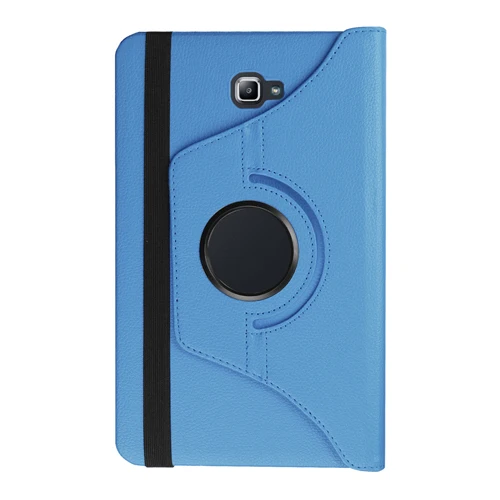 Для Samsung Galaxy Tab A A6 10,1 T580 T585 T580N T585N Tablet case 360 градусов вращающийся из искусственной кожи чехол+ стилус - Цвет: sky blue