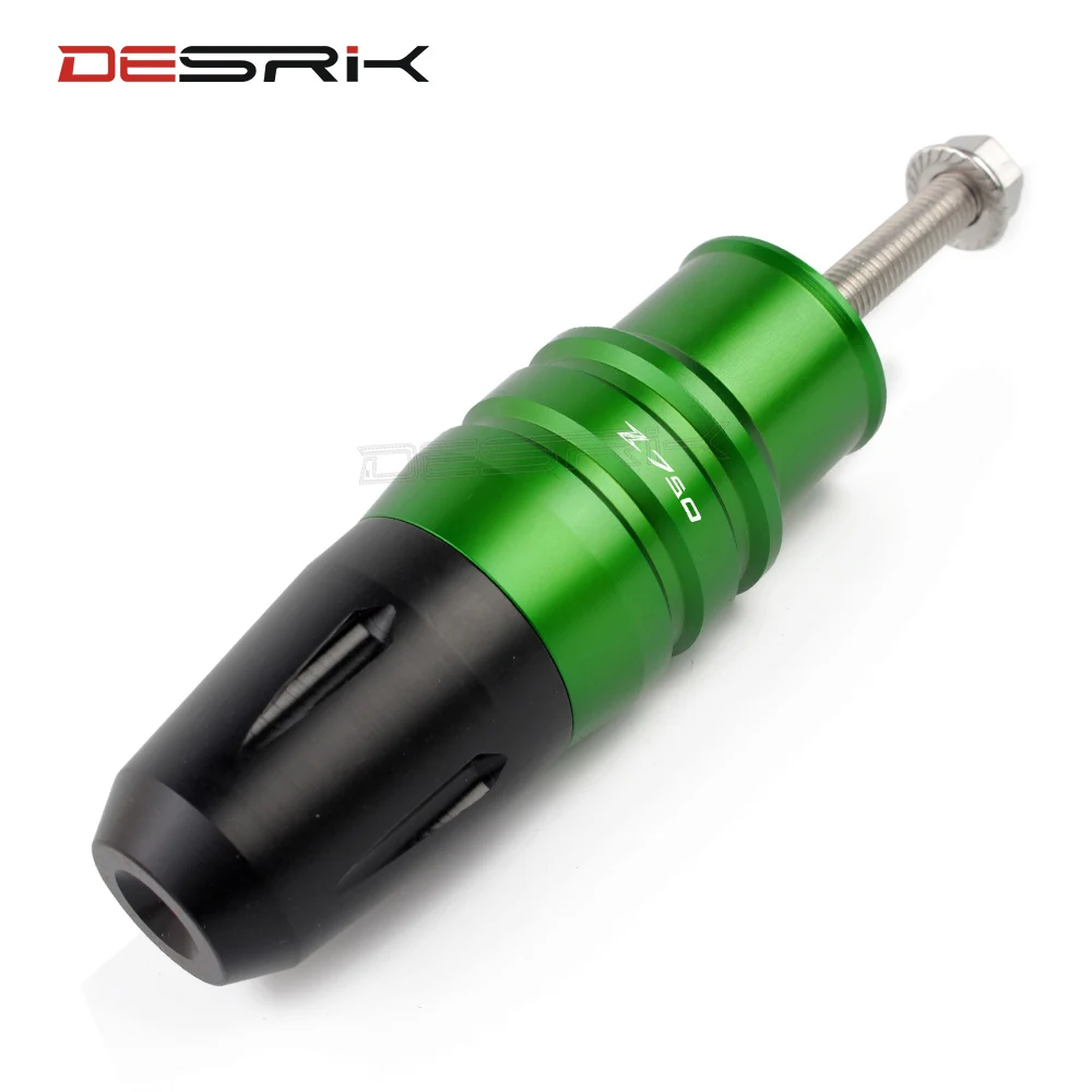 

1 Pcs Motorcycle Exhaust Frame Sliders Crash Pads Protector For Kawasaki Z750 Z 750 Accessories 7colors to choose from