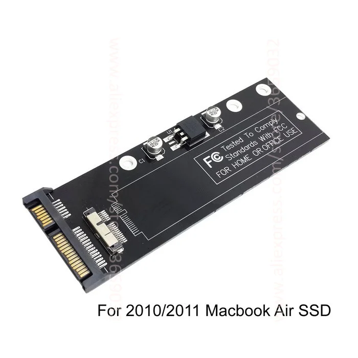 При создании PCBA 12 + 6 pin SSD HDD SATA 22Pin картридж для жесткого диска диск Apple 2010 2011 Macbook Air