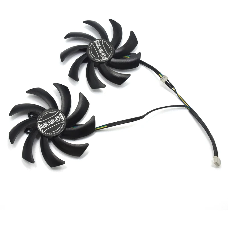 Кулер FY09010H12LPB GTX 760 2 шт. 85 мм 4pin 12 в пост. Тока для видеокарты Galax GeForce вентилятор