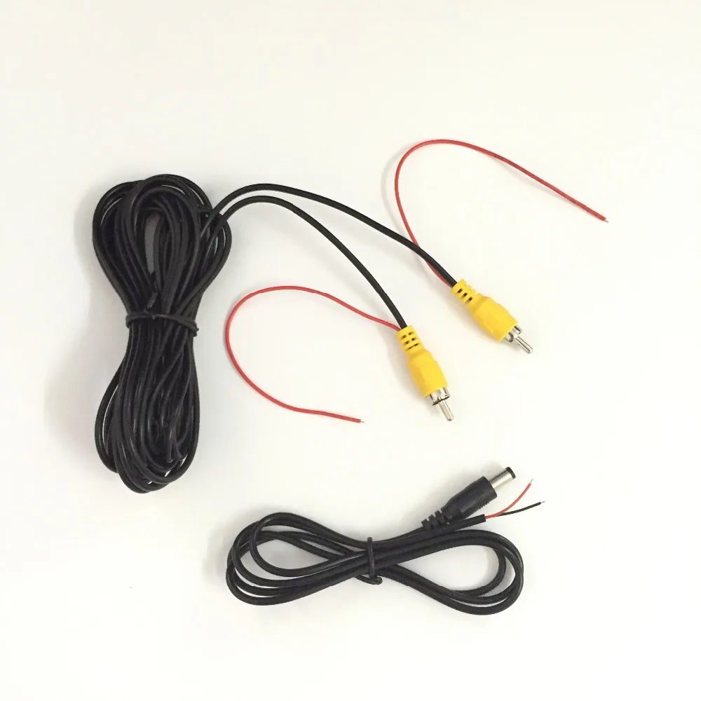 Video Input & Power Cable Wires For Car Rear Camera / Reverse Camera / Accessories With Trigger