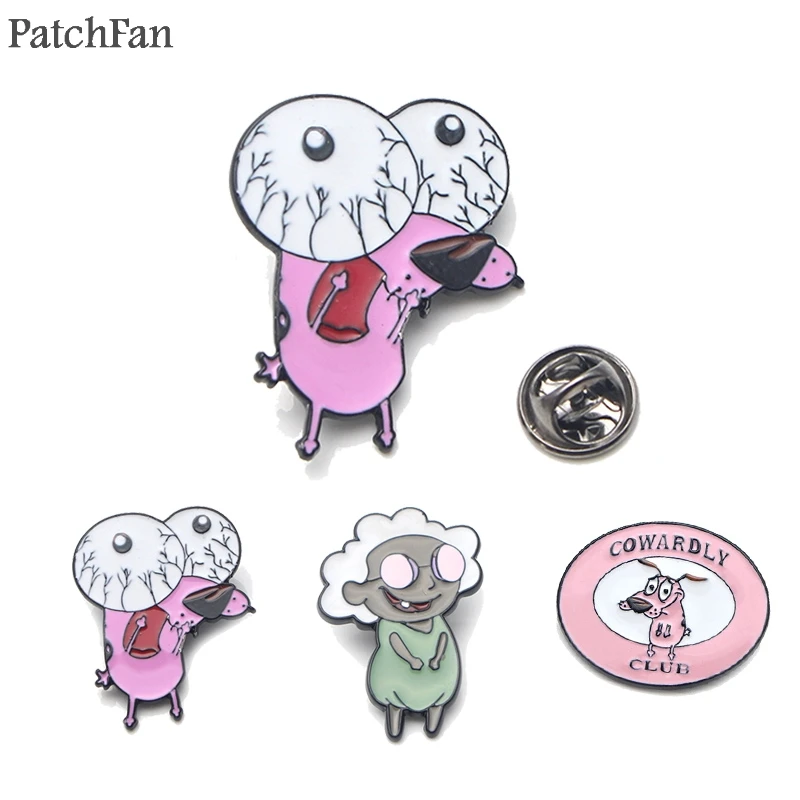 Patchfan с персонажами из мультфильмов цинкового сплава для галстука значки para пакет