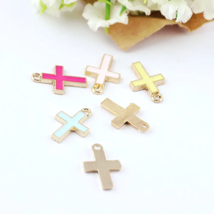 10 шт. 11*16 мм Diy KC Золотой сплав маленькая эмалированная Подвеска для изготовления