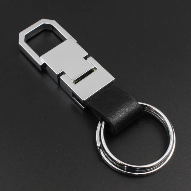 2pcs/lot 2016 Classic top quality double key ring Men's metal car