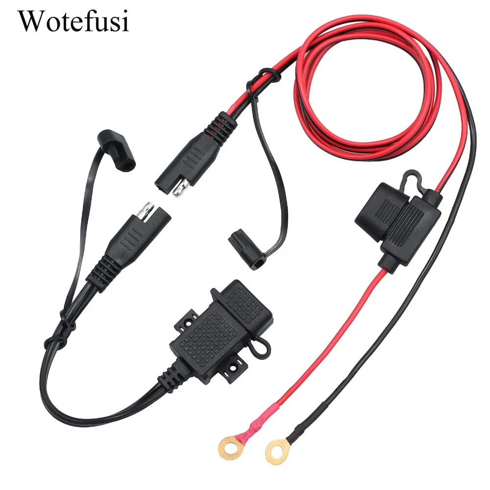Wotefusi SAE 2.1A USB телефонный зарядный кабель адаптер водонепроницаемый