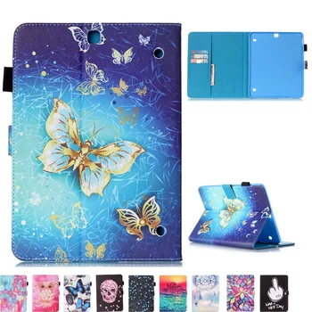 

3d printer Butterfly Owl Tablets Case Tab S2 9.7'' Protective stand PU Leather Cover For Samsung Galaxy Tab S2 T810 T815 Cases