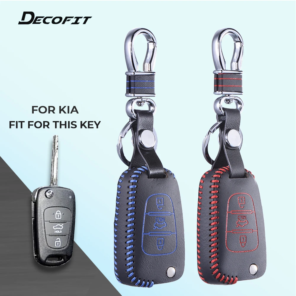 Custodia Portachiavi Di Ricambio Con Lama Per Hyundai (i20, I30, I35, Ix35) E Kia (Ceed, Sportage, Soul) – 3 Pulsanti, Guscio Vuoto + Cacciavite