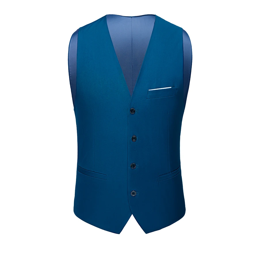 POSHAWN Burgundy Men Suit Vest 2018 Sleeveless Groom Mens Waistcoat Slim Fit Gilet Homme Vintage Men Business Casual Mart Vest