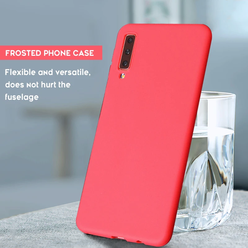 

Candy Color TPU Case For Samsung Galaxy A7 A8 A6 Plus A9 2018 A8S S10 S8 S9 Plus S7 Edge A8 A9 Star Lite S10 Plus Soft Cover