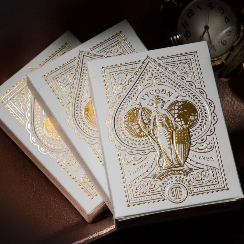 

Tycoon Ivory Playing Cards by Theory 11 USPCC Luxury Limited Edition Deck Collectible Cards Magic Cards Magia Tricks Props
