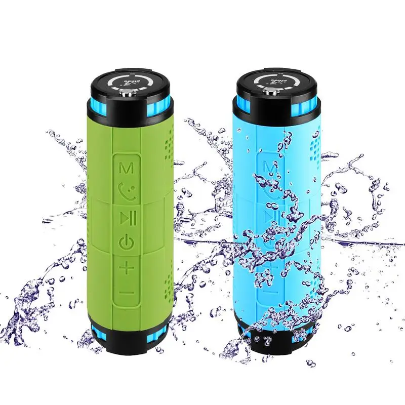 

PINDO X18 Bluetooth Mountain Bike Audio Wireless Ride Equipment Card Speaker Subwoofer HIFI-level Dual Loudspeakers Speakers