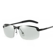 Классические мужские Поляризованные цветные солнцезащитные очки анти-УФ умные солнцезащитные очки хамелеоны для мужчин модные индивидуальные летние очки