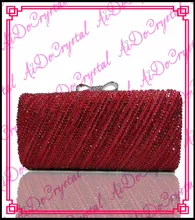 Aidocrystal rot Glänzende gold kristall kupplung abendtaschen und schuhe set für party